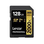 Lexar SD-2000x High Speed SD Card SLR Camera Memory Card, Capacity:128GB