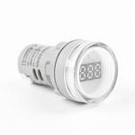 AD16-22DSV  Mini Digital Display 60-500V General Indicator AC Voltmeter, Open Hole: 22mm(White)