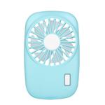 Portable Hand Held USB Rechargeable Mini Fan(Blue)