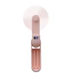 Mini USB Charging Handheld Portable Pocket Fan 3 in 1 Folding Small Fan(Pink)