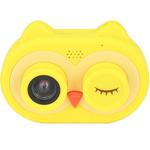 Owl Style Children Smart Camera Mini WiFi HD Camera, Style:16GB Memory Card(Yellow)