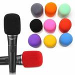 10 PCS Universal Sponge Microphone Set Handheld Wireless Microphone Windshield, Random Color Delivery