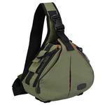 CADeN K1 DSLR Camera Shoulder Waterproof Bag with Rain Cover(Army Green)
