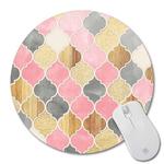 Round Mouse Pad with Diamond Pattern, Size:20 × 20cm without Lock(Print No. 3)