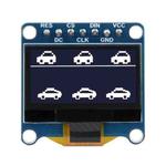 Waveshare 0.96 inch OLED Display Module, 128×64 Resolution, SPI / I2C Communication(D White)