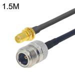 RP-SMA Female to N Female RG58 Coaxial Adapter Cable, Cable Length:1.5m
