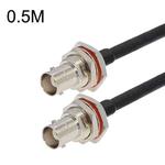 BNC Female To BNC Female RG58 Coaxial Adapter Cable, Cable Length:0.5m