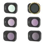 JSR For Mini 3 Pro Camera Filters, Style:6 In 1 UV+CPL+ND8+ND16+ND32+ND64