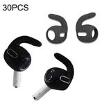 30PCS Ultra-thin Earphone Ear Caps For Apple Airpods Pro(Black)