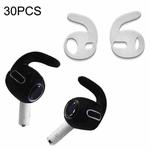 30PCS Ultra-thin Earphone Ear Caps For Apple Airpods Pro(Transparent)