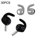 30PCS Ultra-thin Earphone Ear Caps For Apple Airpods Pro(Gray)