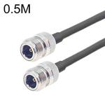 N Female To N Female RG58 Coaxial Adapter Cable, Cable Length:0.5m