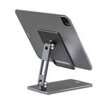 SSKY X21 Adjustable Ipad Computer Universal Aluminum Alloy 2-In-1 Bracket(Gray)