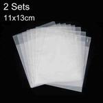 2 Sets CPE Matte Self -Sealed Bag Data Cable Phone Case Packaging Bag, Size:11x13cm