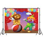 Birthday Party Game Hanging Cloth Photo Circus Background Cloth Photography Studio Props, Size:1.2m x 0.8m(NWH06285)
