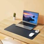 Digital Display Temperature Control Heated Leather Desk Pad Mouse Pad,CN Plug, Size: 52 x 26cm(Black)