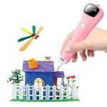 3D Printing Pen Low Temperature Painting Pen With 30m PCL(Pink)