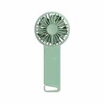 F5 Mute Portable Hand Hold Folding Fan(Gray Green)