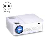 A65Pro 1920x1080P Voice Remote Control Projector Support Same-Screen With RJ45 Port, EU Plug(White)