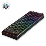 LANGTU G1000 61 Keys RGB Game Wired Mechanical Keyboard, Cable Length: 1.5m(Black Green Shaft)