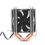 Desktop Computer 6 Copper Tube CPU Radiator Super Quiet Without Light 3-pin Single Fan