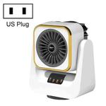 Home Office Desktop Mini Heater US Plug(Grey)