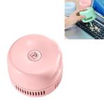 Portable Mini Vacuum Cleaner Desktop Debris Cleaning Student Charging Wireless Handheld Keyboard Cleaner(Pink)