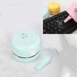 Handheld Desktop Vacuum Cleaner Mini Keyboard Student Eraser Desktop Cleaner Sweeper(Light Green)