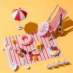 Rich Type Beach Series Photography Props Decoration Still Life Jewelry Food Set Shot Photo Props(Red)