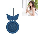 USB Charging Fan Brushless Hanging Neck Mini Sling Lazy Fan(Blue)