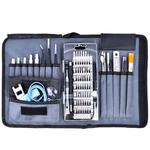 Portable Cloth Bag Mobile Phone Disassembly Maintenance Tool Multi-function Combination Tool Screwdriver Set(Black)