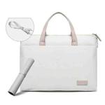 For MacBook 15.6-16.1 Inches MAHOO 10188 Ultra-Thin Hand Computer Bag Messenger Laptop Bag, Color:Gray+Gray Mouse Pad