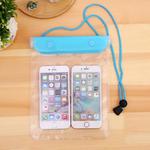 10 PCS Large Mobile Phone Transparent Waterproof Cover Touch Screen Rechargeable Mobile Phone Waterproof Bag(Random Color)