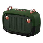 BS32D Wireless Bluetooth Speaker Cartoon Subwoofer Outdoor Card Portable Mini Speaker(Green)