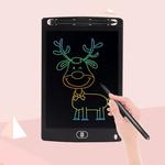 8.5 inch LCD Handwriting Board Children Drawing Graffiti Handwriting Board, Style:Colorful, Frame Color:Black