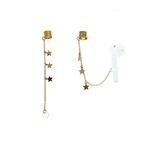 3 PCS Anti-lost Earphone Series Universal Bluetooth Headset Spring Ear Clip(HY201001 Gold)