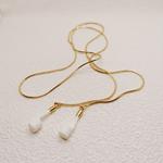 2 PCS Anti-lost Unisex Necklace For AIRPODS(Golden)