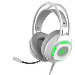 AJAZZ AX120 Gaming Headset 360-degree Surround Sound 3.5mm Audio USB Mobile Phone Tablet Headset(White)