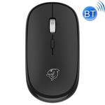 Ajazz DMT045 1600DPI 4-buttons Wireless Silent Ultra-thin Notebook Home Business Office Portable Rechargeable Mouse, Style:2.4G+Bluetooth Dual-mode(Black)