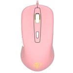 Ajazz DMG110 10000 DPI Desktop Gaming RGB Illuminated Programmable Button Mouse, Cable Length: 1.6m(Pink)