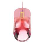 Ajazz AJ358 10000 DPI 8 Buttons Wired Mouse Gaming Mechanical Mouse, Cable Length: 1.6m(Pink)