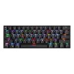 MOTOSPEED CK62 61-key Wired + Bluetooth 3.0 Dual-mode RGB Keyboard, Cable Length: 1.5m, Style:Green Shaft(Black)