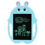 9 inch Children Cartoon Handwriting Board LCD Electronic Writing Board, Specification:Monochrome Screen(Blue Rabbit)