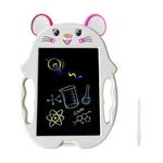 9 inch Children Cartoon Handwriting Board LCD Electronic Writing Board, Specification:Color  Screen(Cute Mouse White)