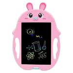 9 inch Children Cartoon Handwriting Board LCD Electronic Writing Board, Specification:Color  Screen(Pink Rabbit)