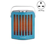 FUSHIAI Office Table Mini Small PTC Heater Desktop Quick Heat Silent Heater, Style:UK Plug(Green)