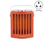 FUSHIAI Office Table Mini Small PTC Heater Desktop Quick Heat Silent Heater, Style:AU Plug(Orange)