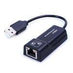 USB to RJ45 10/100 Mbps USB Ethernet Adapter Network card(Black)