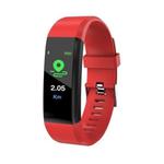 ID115 0.96 inch OLED Screen Smart Watch Wristband Pedometer Sport Fitness Tracker Bracelet(Red)