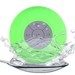 Mini Portable Subwoofer Shower Wireless Waterproof Bluetooth Speaker Handsfree Receive Call Music Suction Mic for iPhone Samsung(Green)
